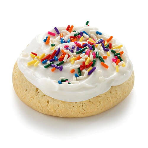 White Frosting with Sprinkles