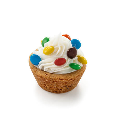White Frosting topped with M&M'S® Candies